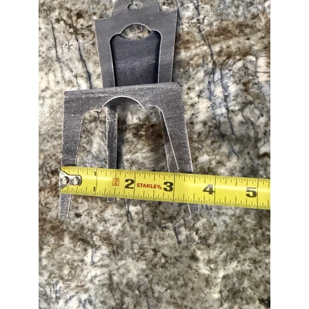 Vintage Metal Chair Shaped 2x3